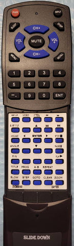 DAYTEK RTDVD868V50 Replacement Remote