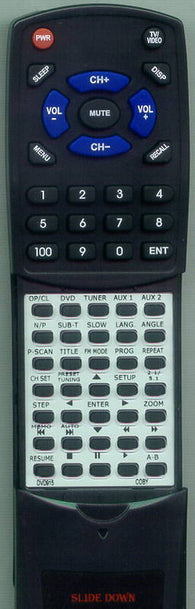 COBY RTDVD915 Replacement Remote