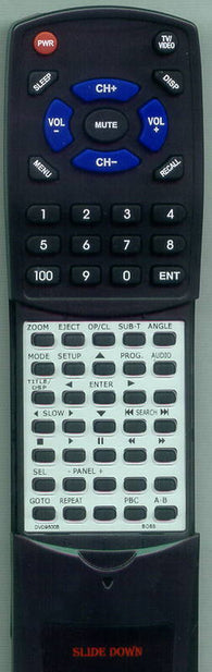BOSS RTDVD9500B Replacement Remote