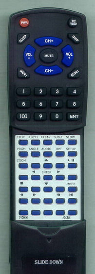 ACCELE DVD9530 Replacement Remote