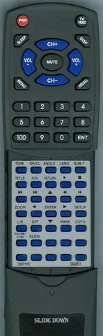 DAEWOO RTDVDP161K Replacement Remote