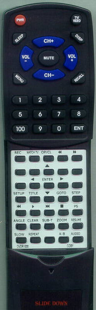 COBY RTDVDR1000 Replacement Remote