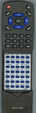 VOCOPRO DVG399K Replacement Remote