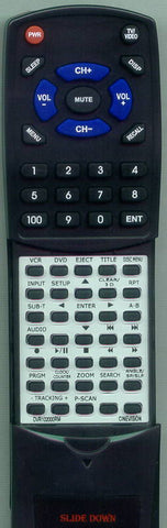 CINEVISION RTDVR102000RM Replacement Remote