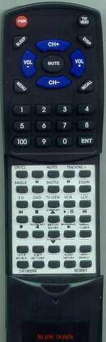 GO VIDEO DVR104000RM Replacement Remote