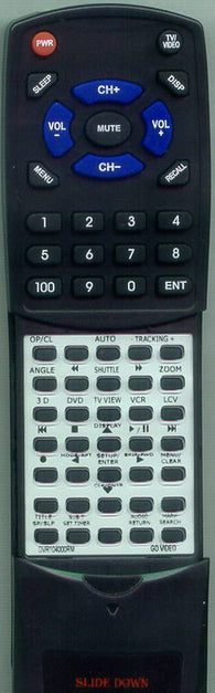 GO VIDEO DVR4000VER2 Replacement Remote