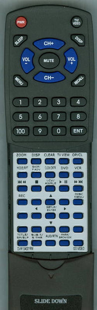 GOVIDEO DVR4000 VER 1 Replacement Remote