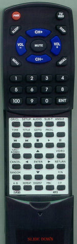 APEX AD800 Replacement Remote