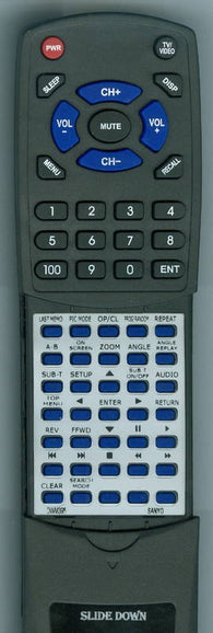 SANYO DVDSL33 Replacement Remote