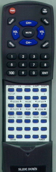 PIONEER LDV2000 Replacement Remote