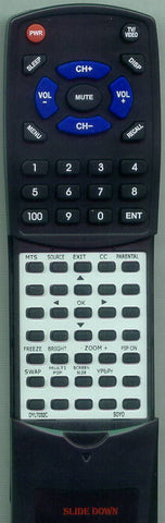 SOYO RTDYLT032C Replacement Remote