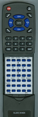 SOYO RTDYLT3260 Replacement Remote
