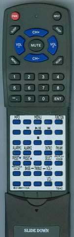 TEAC SRL280I Replacement Remote