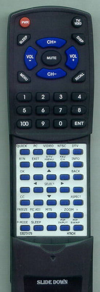 HITACHI CLU4751DP Replacement Remote