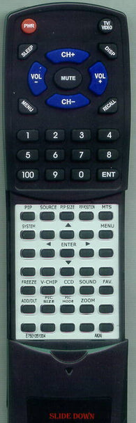AKAI LCT2716 Replacement Remote