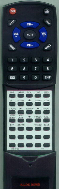 AKAI E7501051006 Replacement Remote