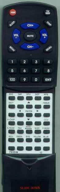 ILO E7501051009 Replacement Remote