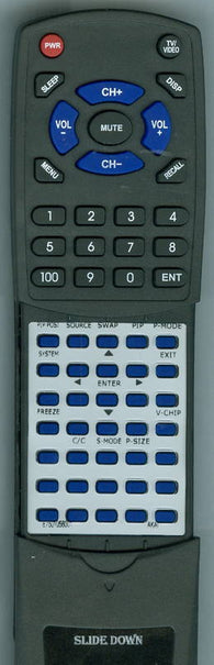 AKAI E7501056001 Replacement Remote