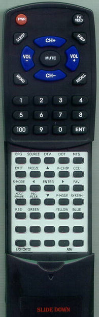 AKAI KC01B2 Replacement Remote