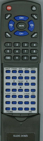 VIORE E7501058002 Replacement Remote