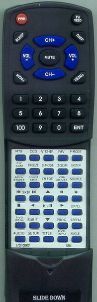 AKAI LCT2701TD Replacement Remote