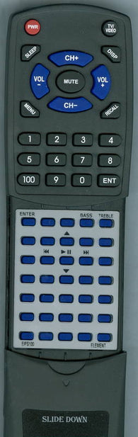 ELEMENT RTEIPS100 Replacement Remote