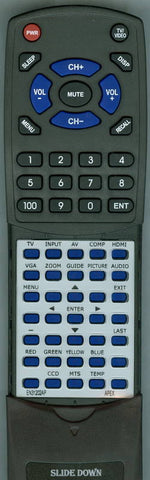APEX LD4068 Replacement Remote