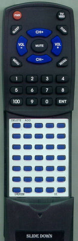 GE 40PW3000K Replacement Remote