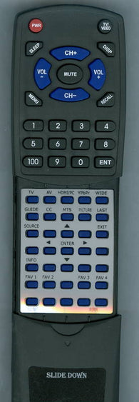 AURIA RTEQ1987 Replacement Remote