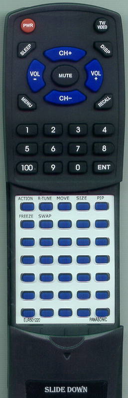 PANASONIC CT36G22UV Replacement Remote Control - Thumbnail 2