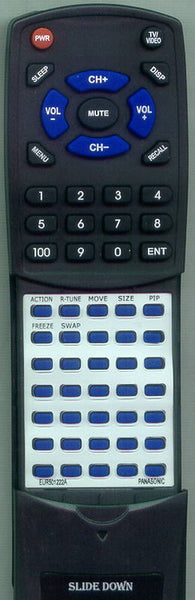 PANASONIC EUR501222 Replacement Remote