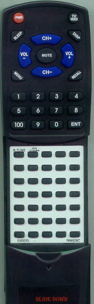 PANASONIC EUR50351 Replacement Remote