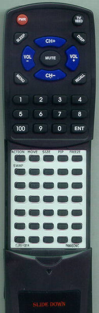 PANASONIC EUR511001A Replacement Remote