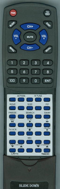 PANASONIC EUR511110 Replacement Remote