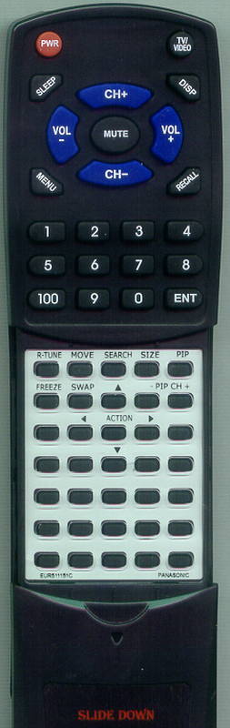 PANASONIC CT32G23UW Replacement Remote Control