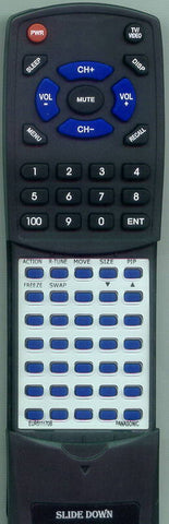 PANASONIC RTEUR511170B Replacement Remote