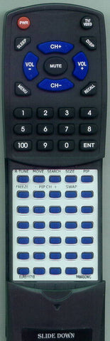 PANASONIC RTEUR511171B Replacement Remote