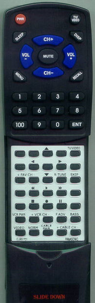 PANASONIC EUR51701 Replacement Remote