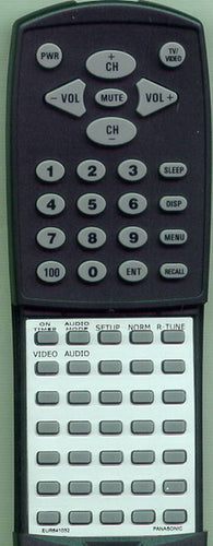 PANASONIC EUR641032 Replacement Remote