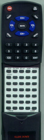 QUASAR TP1320HE Replacement Remote