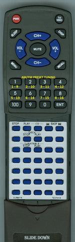 TECHNICSINSERT SUZ990 Replacement Remote