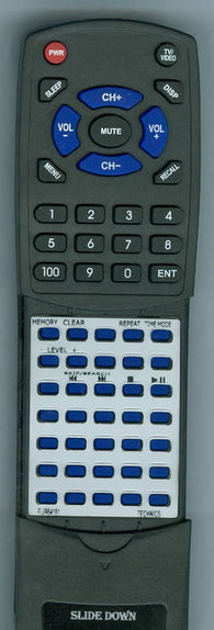 PANASONIC EUR64181 Replacement Remote