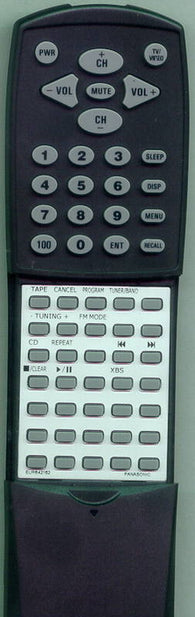 PANASONIC EUR642162 Replacement Remote