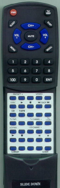 PANASONIC EUR642231 Replacement Remote