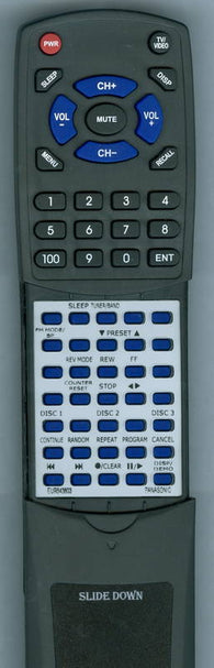 PANASONIC RXDS750 Replacement Remote