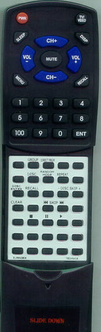 TECHNICS EUR643808 Replacement Remote