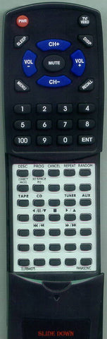 PANASONIC SCAK70 Replacement Remote