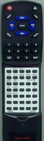 TECHNICS RTEUR644378 Replacement Remote