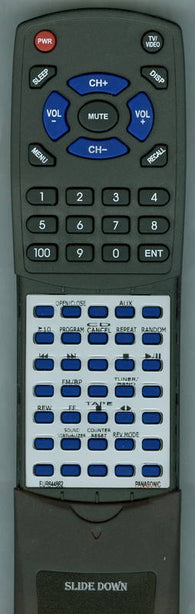 PANASONIC EUR644862 Replacement Remote