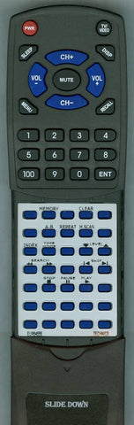 TECHNICS EUR64555 Replacement Remote